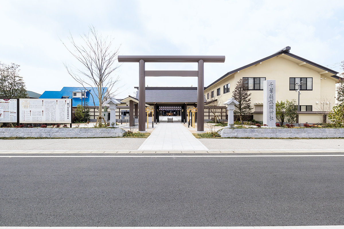 千葉縣護國神社での撮影取材