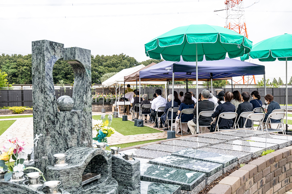 オリーブGarden船橋・ならしのガーデンパークでの合同供養祭