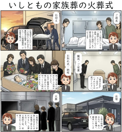 いしともの家族葬の「火葬式」